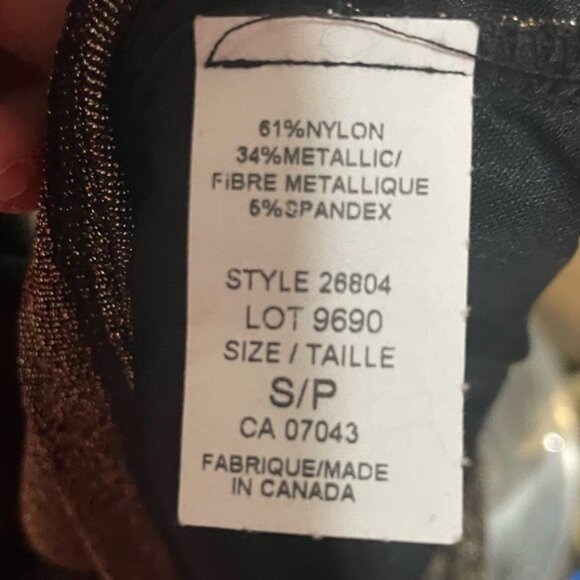 Tahari Metallic Bronze Long-sleeve Women's Ruched Mini Dress Size S NWT - Picture 12 of 12